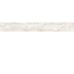 Akoya Bullnose Marble Look Tile 3" x 24" - White