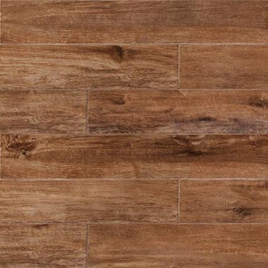 American Estates Wood Look Porcelain Tile 9" x 36" - Saddle