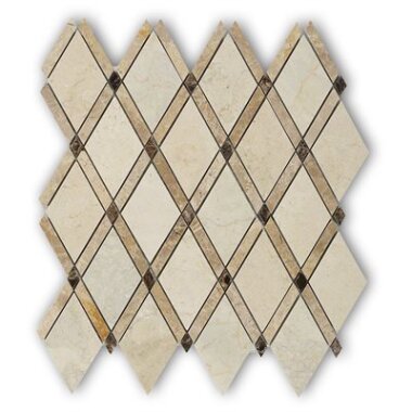 Majestic Marble Look Tile 11" x 12" - Crema Marfil & Light Emperador & Dark Emperador