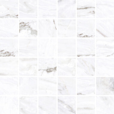 Nova Mosaic Marble Look Tile 2" x 2" - Nova Satin