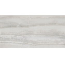 Akoya Marble Look Tile "Matte" 24" x 48" - Silver