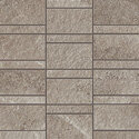 Ridge Tile Row Mosaic 2" x 4" - Greige