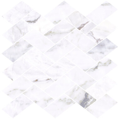 Nova Chevron Marble Look Tile 11" x 12" - Nova Satin