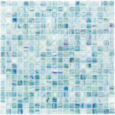 Verve Glass Mosaic Tile 12.88" x 12.88" - Lagoon Dream