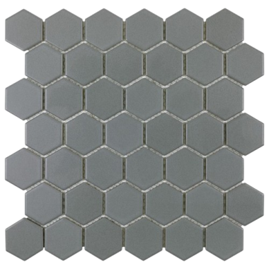 Anthology 2" x 2" Hexagon Tile 12.028" x 11.89" - Grey