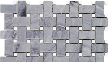 Basket Weave Marble Look Tile 12